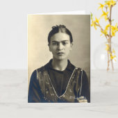 交差するフリーダ・カーロの腕 カード (黄色い花)