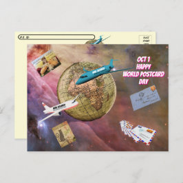 交差する世界はがき日はがき（10月1日） ポストカード