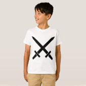 交差する剣 Tシャツ (正面フル)