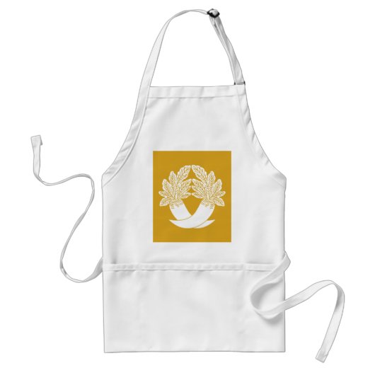 交差する大根 スタンダードエプロン (正面)