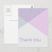 交差する山感謝してい形 ポストカード (正面/裏面)