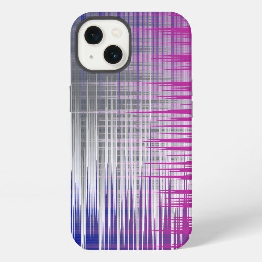 交差する線 iPhoneケース (裏面)