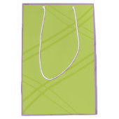 交差する藤かYellowGreen Crissed ミディアムペーパーバッグ (正面)
