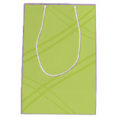 交差する藤かYellowGreen Crissed ミディアムペーパーバッグ (裏面)