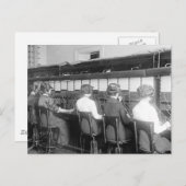 交差する電線:1914年 ポストカード (正面/裏面)