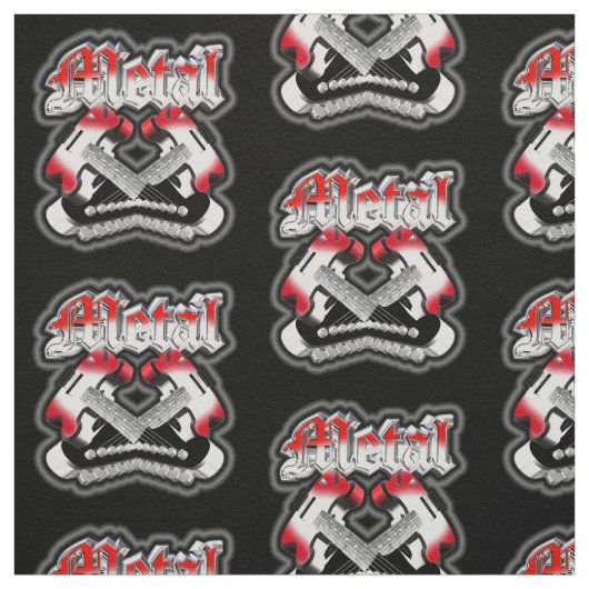 交差する2本のギター ファブリック (見本)