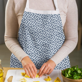 交差するEアルファベットパターン エプロン