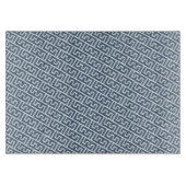 交差するEアルファベットパターン カッティングボード (正面)