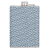 交差するEアルファベットパターン フラスク (裏面)