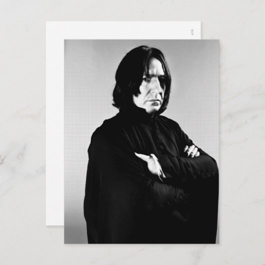 交差するSeverus Snapeの腕 ポストカード (正面/裏面)