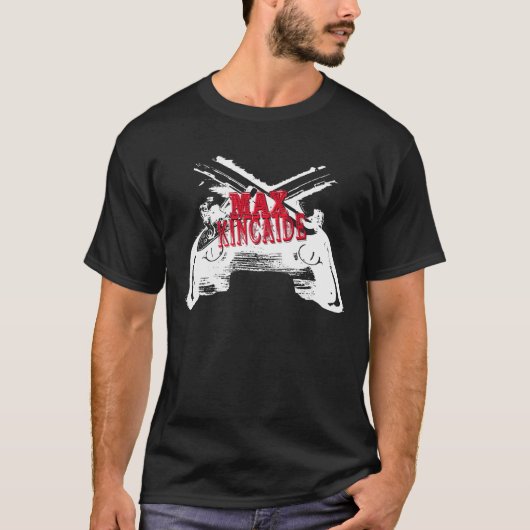 交差のピストル-赤 Tシャツ (正面)