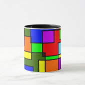 交差カラフル長方形 マグカップ (中央)