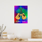 交差ギタポスター ポスター (キッチン)