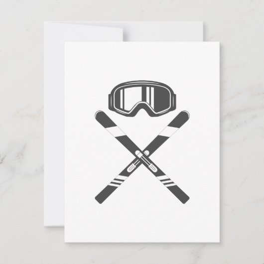 交差スキー (正面)