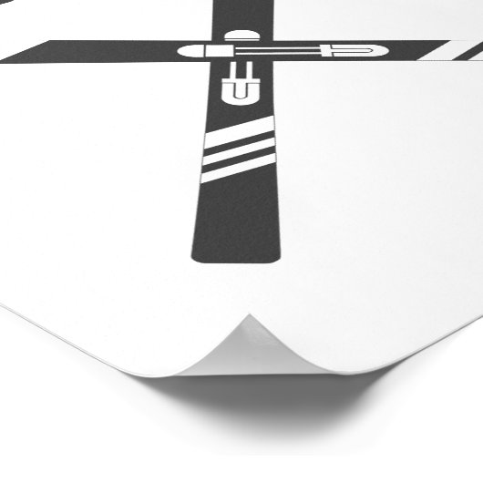 交差スキー ポスター (角)