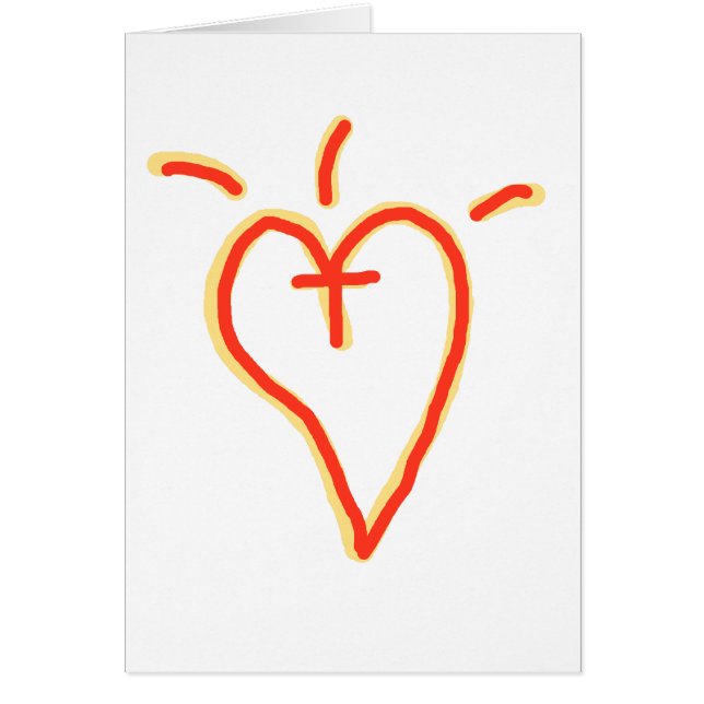 交差ハート (正面)