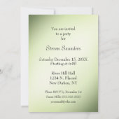 交差ピストル誕生日パーティーの招待 招待状 (裏面)