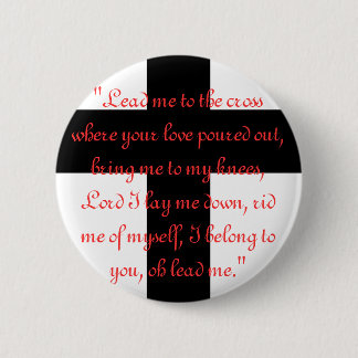 交差ボタンに私を導いて下さい 缶バッジ