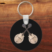 交差マンドリン – キーチェーン (正面)