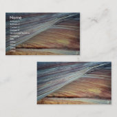 交差寝かせられた砂岩、アリゾナ、米国 名刺 (正面/裏面)