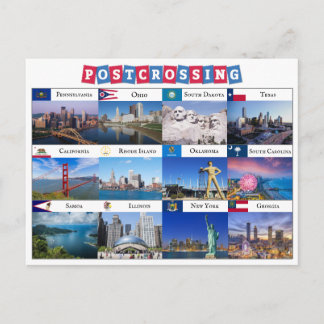 交差後葉書 ポストカード