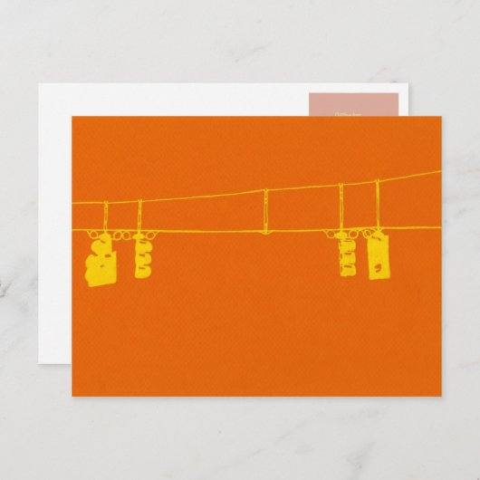 交差灯 ポストカード (正面/裏面)