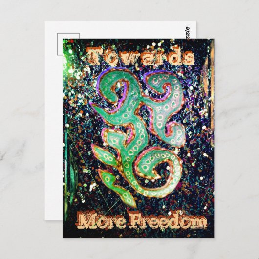 交差点カードNo.30: より多くの自由に向かって ポストカード (正面/裏面)