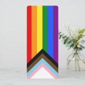 交差点ゲイプライドレインボー国旗のブックマーク (スタンド正面)