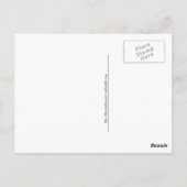 交差航海の後 ポストカード (裏面)