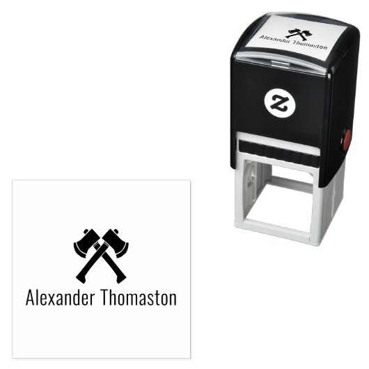 交差軸シルエットアイックススポーツ投げ名 セルフインキングスタンプ (インサイチュ)