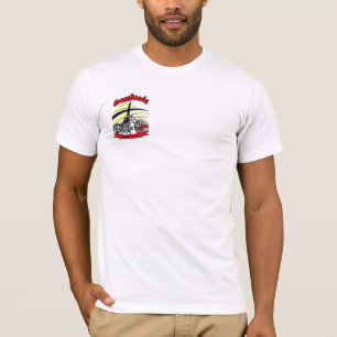 交差道路の十字 Tシャツ
