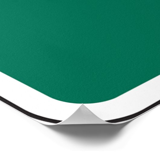 交差道路標識 ポスター (角)