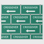 交差道路標識 ラッピングペーパー (フラット)