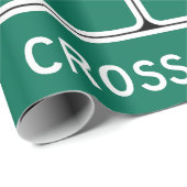 交差道路標識 ラッピングペーパー (ロールコーナー)