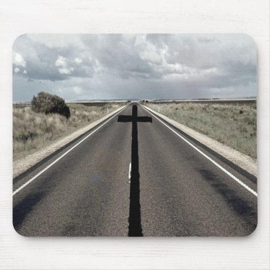 交差道路 マウスパッド (正面)