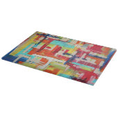 交差11x8 Decoのガラスまな板 カッティングボード (角)