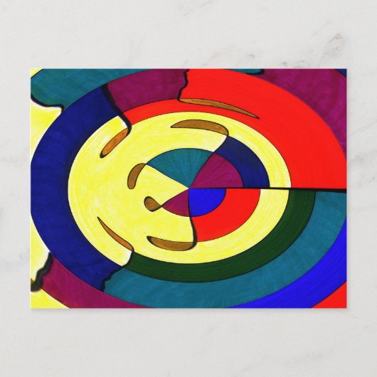 交差 ポストカード (正面)