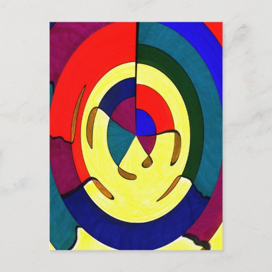 交差 ポストカード (正面)