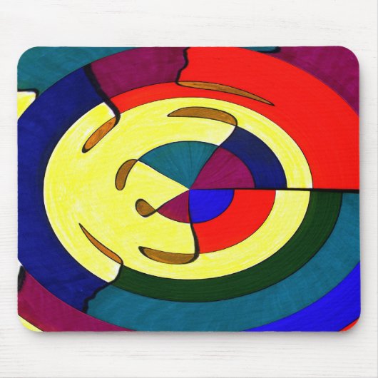 交差 マウスパッド (正面)