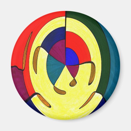 交差 マグネット (正面)