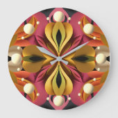 交差 ラージ壁時計 (正面)