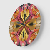 交差 ラージ壁時計 (傾斜)