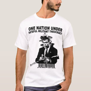 交戦中の憎らしな神政の下の1つの国家 Tシャツ