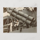 交戦後軍艦はがき ポストカード (正面)