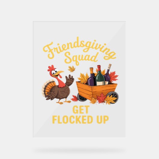 交戦隊が特大T士に襲われる アクリルサイン (正面)