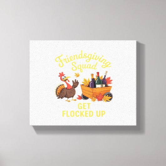 交戦隊が特大T士に襲われる キャンバスプリント (正面)