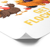 交戦隊が特大T士に襲われる ポスター (角)