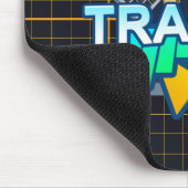 交換のオレンジ格子マウスパッド マウスパッド (コーナー)