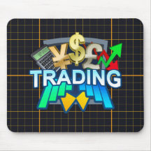 交換のオレンジ格子マウスパッド