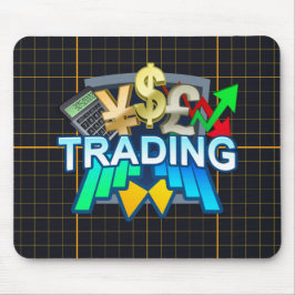 交換のオレンジ格子マウスパッド マウスパッド